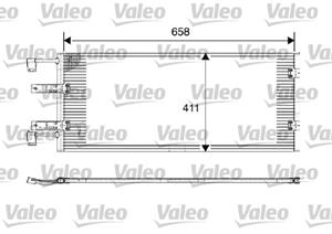 Valeo Airco condensor 817645