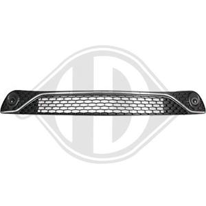 Lancia Ventilatiegrille, bumper