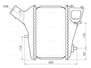 Honda Intercooler, inlaatluchtkoeler