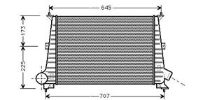 Saab Intercooler, inlaatluchtkoeler