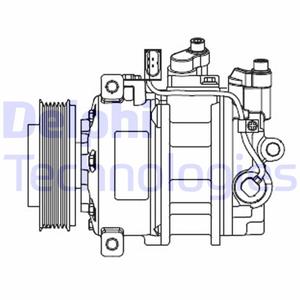 Delphi A/C compressor  CS20546