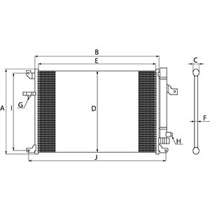 Citroen Condensor, airconditioning