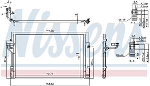 Hyundai Condensor, airconditioning