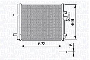 Ford Condensor, airconditioning