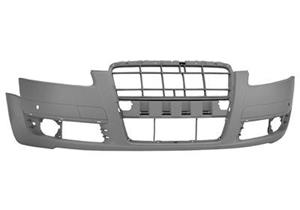 Audi VOORBUMPER IN PRIMER - LAMPEN Was. met PDC-GATEN