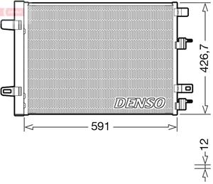 Mercedes-Benz Condensor, airconditioning