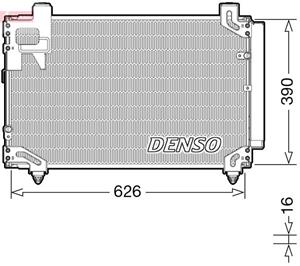 Kondensator, Klimaanlage Denso DCN50044