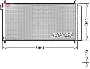 Kondensator, Klimaanlage Denso DCN50121