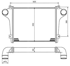 Kippzylinder, Fahrerhaus DT SPARE PARTS 1.22428