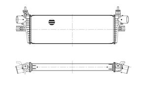 Ladeluftkühler NRF 309117