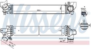 Ladeluftkühler NISSENS 961269