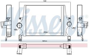 Ford Usa Intercooler, inlaatluchtkoeler