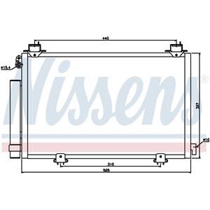 Nissens Condensator, Airconditioner  94590