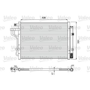 Valeo Condensor, airconditioning  814399