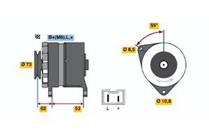 Bosch Alternator/Dynamo 0 986 032 241