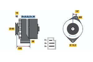 Bosch Alternator/Dynamo 0 986 034 190