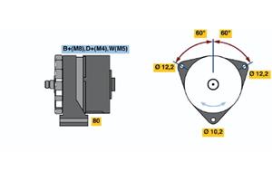 Bosch Alternator/Dynamo 6 033 GB3 055