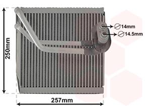 Van Wezel Airco verdamper 8301V701