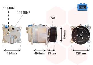 Van Wezel Airco compressor 5800K303