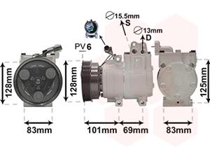 Van Wezel Airco compressor 8200K159