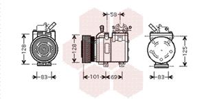 Van Wezel Airco compressor 8200K166