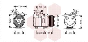 Van Wezel Airco compressor 8200K196