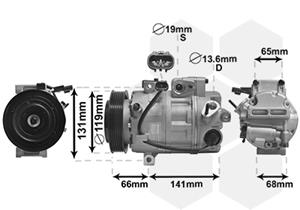 Van Wezel Airco compressor 8200K340