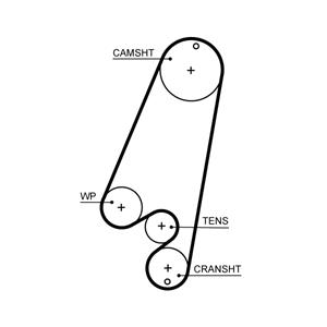 Gates Distributieriem 5522XS