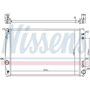 Nissens Radiator, motorkoeling  646928