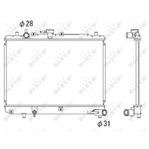 Radiator nrf 50132