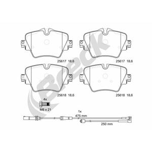 Breck Remblokset, schijfrem  25617 00 701 00