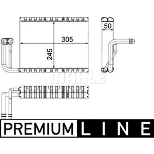 Mahle Verdamper, airconditioner BEHR  AE 88 000P