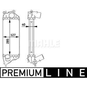 Ladeluftkühler BEHR MAHLE CI 140 000P