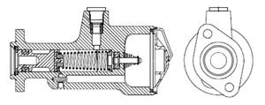 Bosch Hoofdkoppelingscilinder F 026 005 006