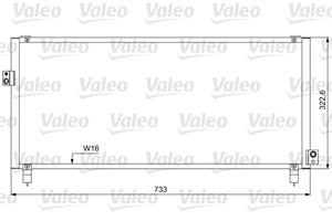 Valeo Airco condensor 814052