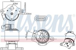 AGR-Ventil Nissens 98361