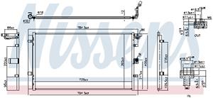 Ford Condensor, airconditioning ** FIRST FIT **