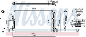 Hyundai Condensor, airconditioning ** FIRST FIT **