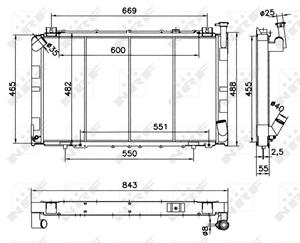 Radiator nrf 52143