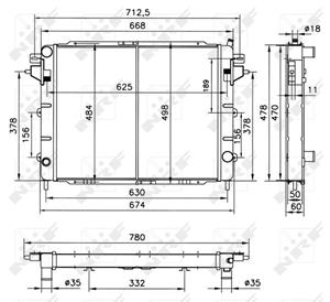 Radiator nrf 52144