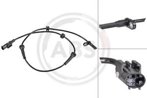 Sensor, Raddrehzahl Hinterachse rechts ABS 32044