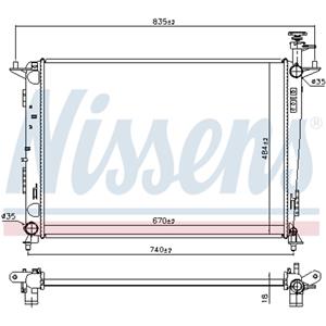 Nissens Radiateur  666225