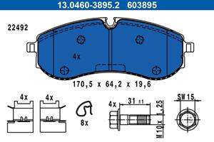 Volkswagen Remblokkenset, schijfrem