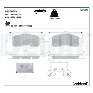 Nissan Remblokkenset, schijfrem