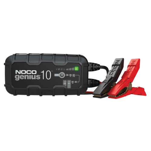 NOCO GENIUS10 EU 10A Batterieladegerät für 6V/12V-Batterien mit Wartungs- und Entschwefelungsfunktion - Black