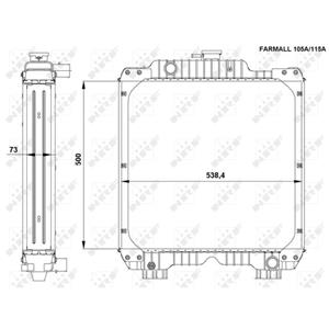 Nrf Radiateur  54090