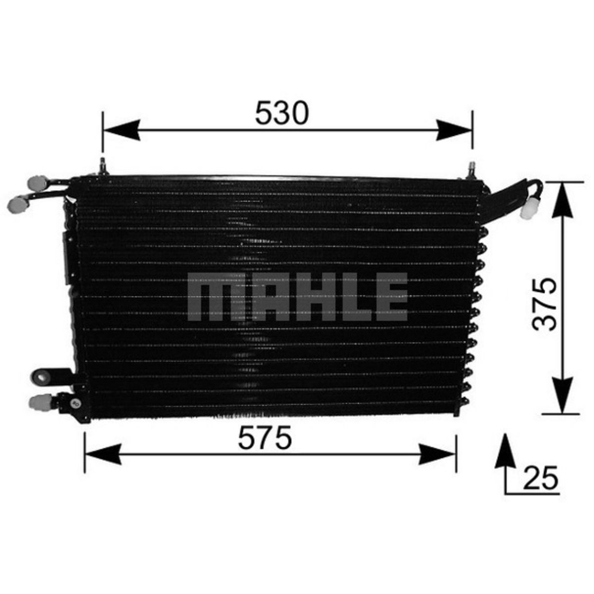 Mahle Condensator, airconditioner BEHR  AC 215 000S