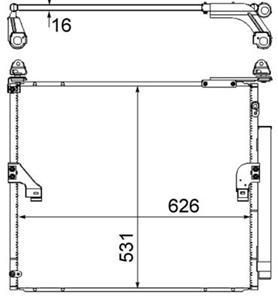 Toyota Condensor, airconditioning