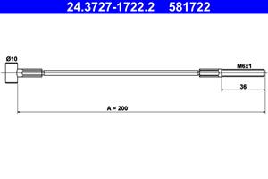 ATE Handremkabel 24.3727-1722.2