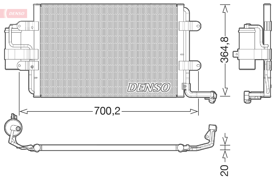 Denso Airco conr DCN32021